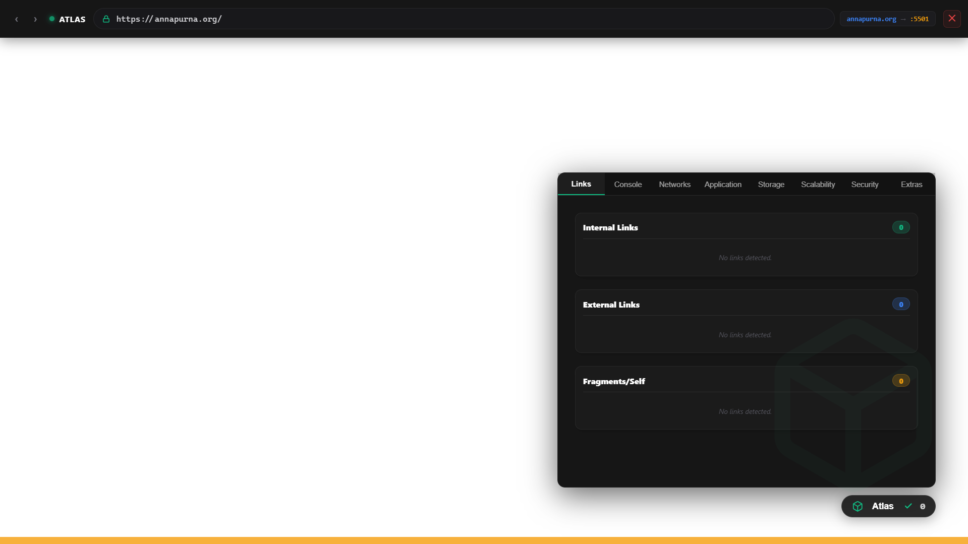 Atlas Sandbox Interface